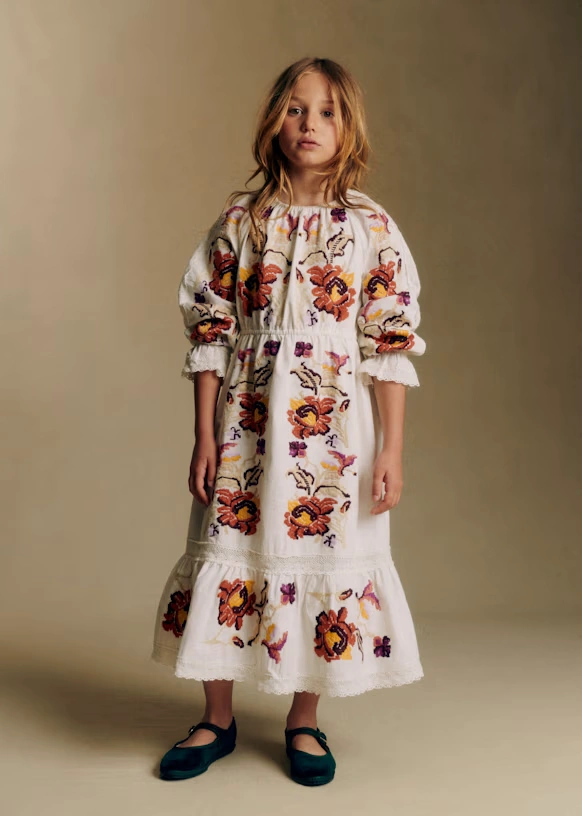 Vestido Cindy - Acuarela Multicolor