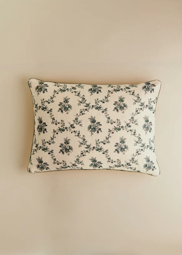 Printed Cushion- Large Model - Blue crosses