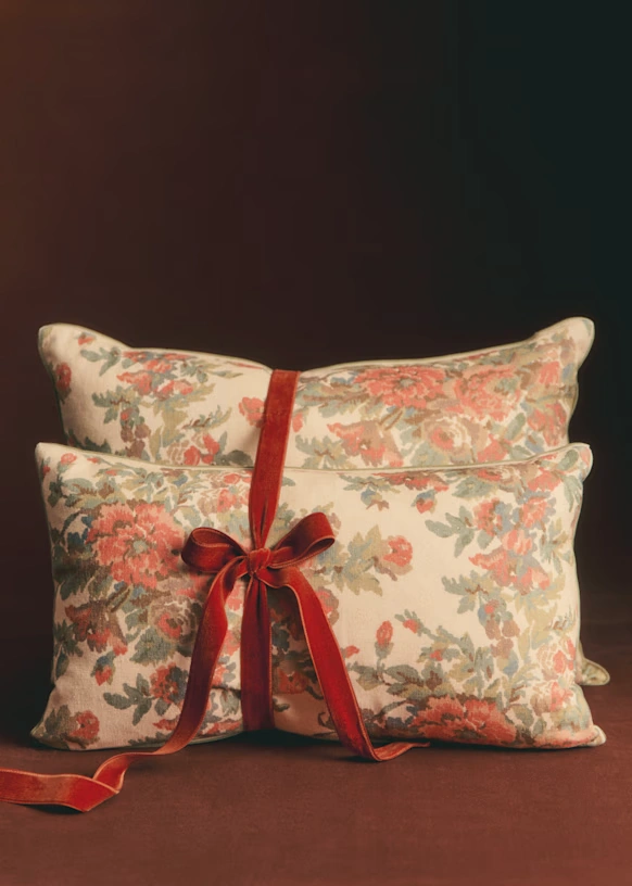 Printed Cushion- Large Model - Blue crosses 9 Printed Cushion- Large Model - Blue crosses