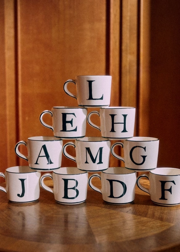 Taza Tempo - Letra A - Rojo