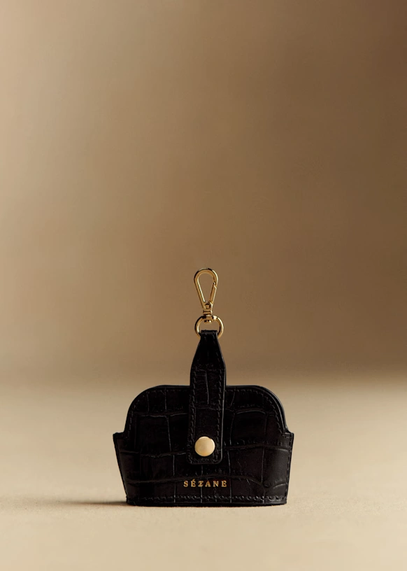 Llavero AirPods Victor - Negro Cocodrilo