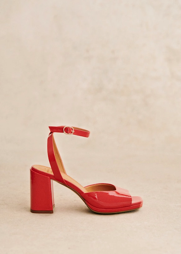 Sandalias High Maxine - Cámel Liso 5 Sandalias High Maxine - Cámel Liso