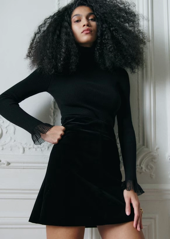 Neli Skirt - Black Leather 12 Neli Skirt - Black Leather