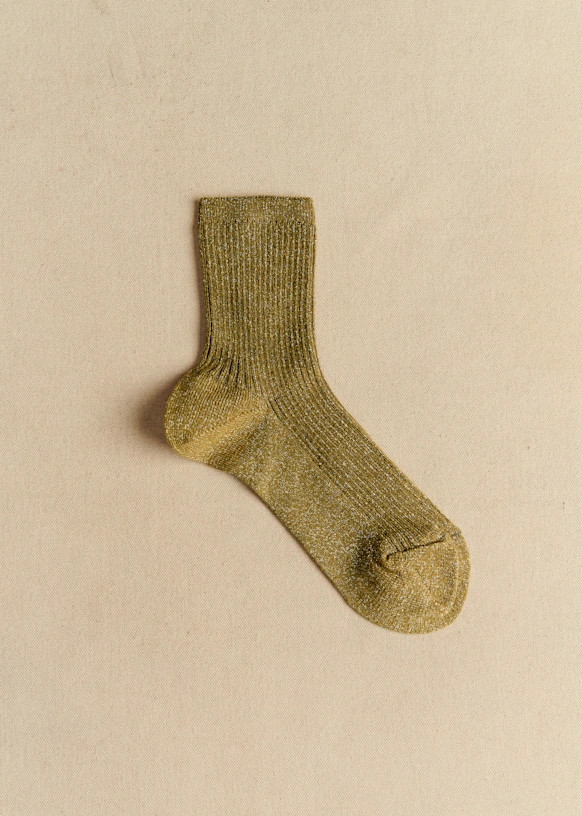 Lurex Socks - Navy 3 Lurex Socks - Navy