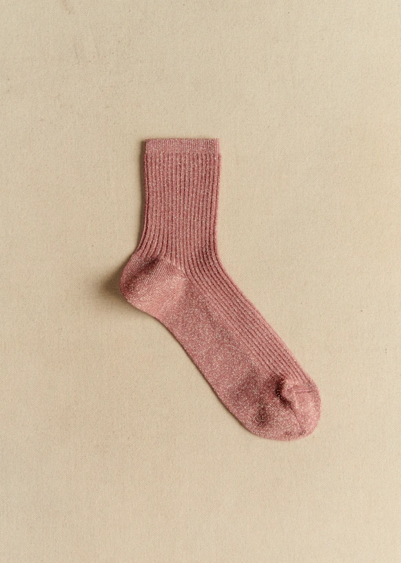 Lurex Socks - Navy 4 Lurex Socks - Navy