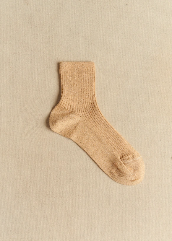 Lurex Socks - Navy 7 Lurex Socks - Navy